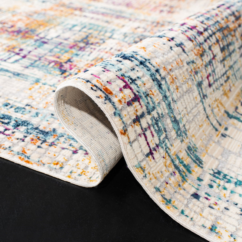 Chauncy Performance Abstract Rug, Rectangle 4' x 6'