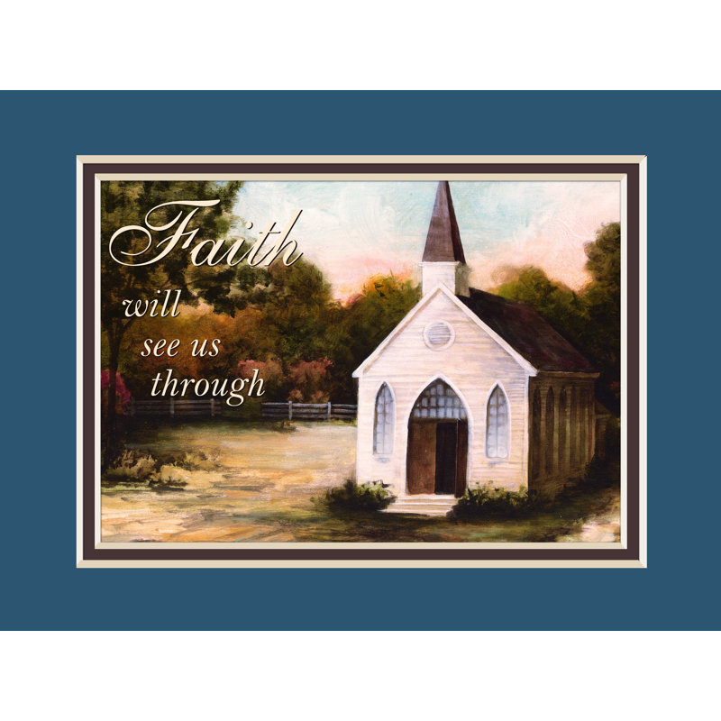 Faith Will See Us - impression sur toile tendue, H 30 po x l 40 po