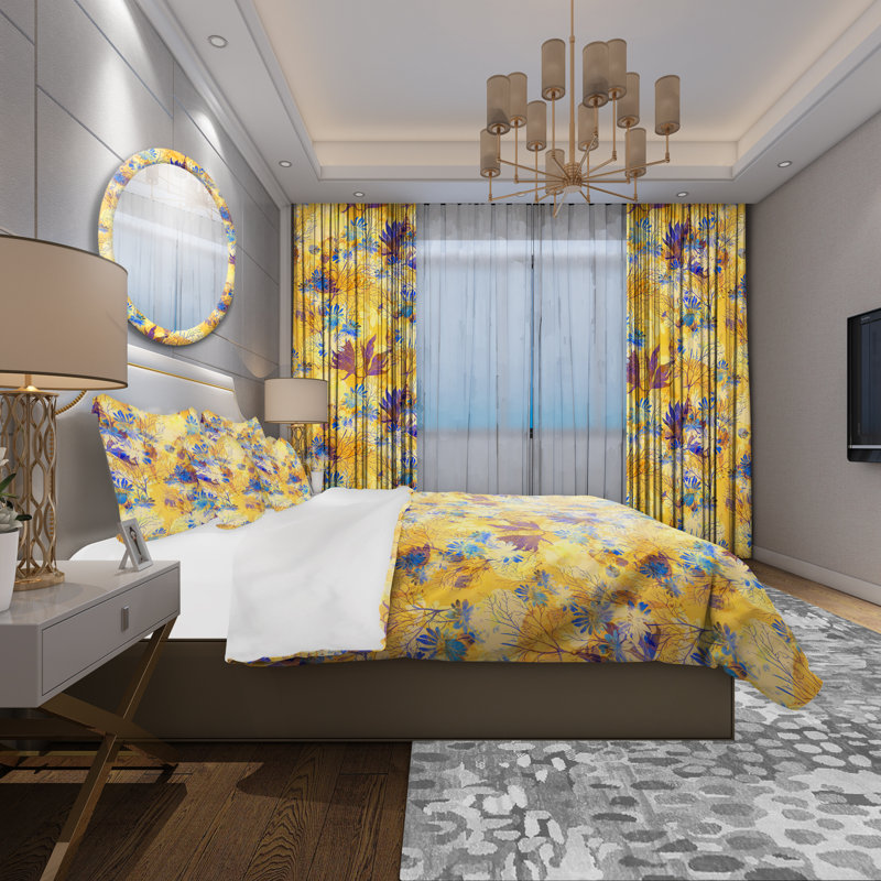 Ensemble de housse de couette moderne et contemporaine, Housse de couette double / grand et 2 taies