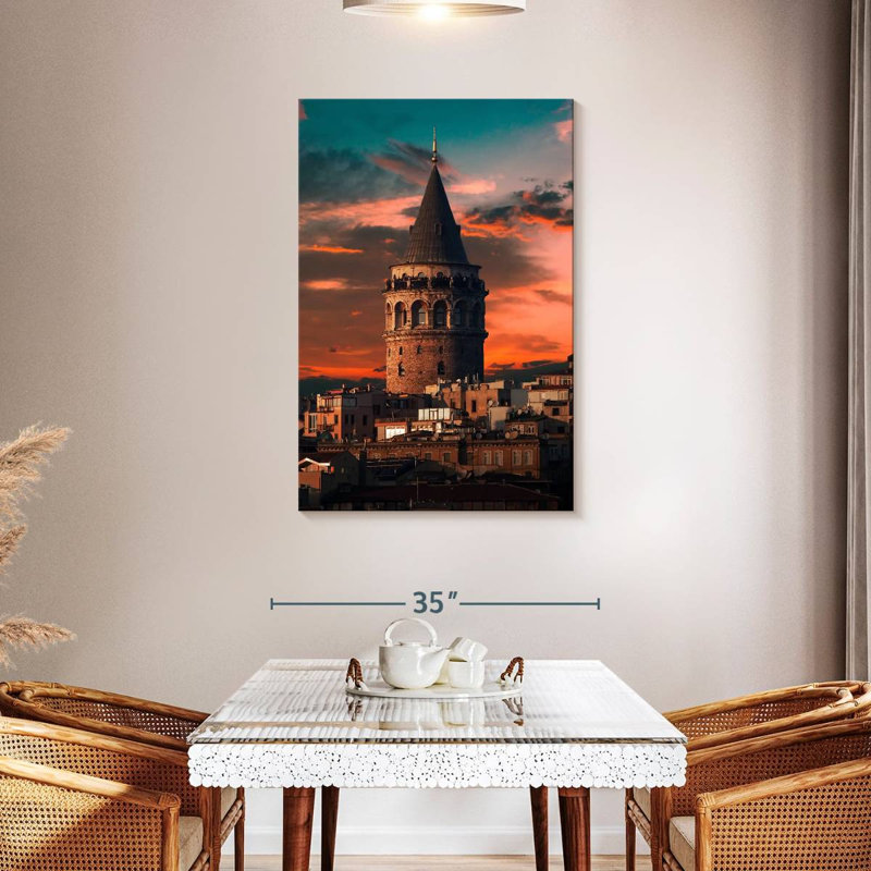 Nicci Tower Of Galata, 45" H x 30" W