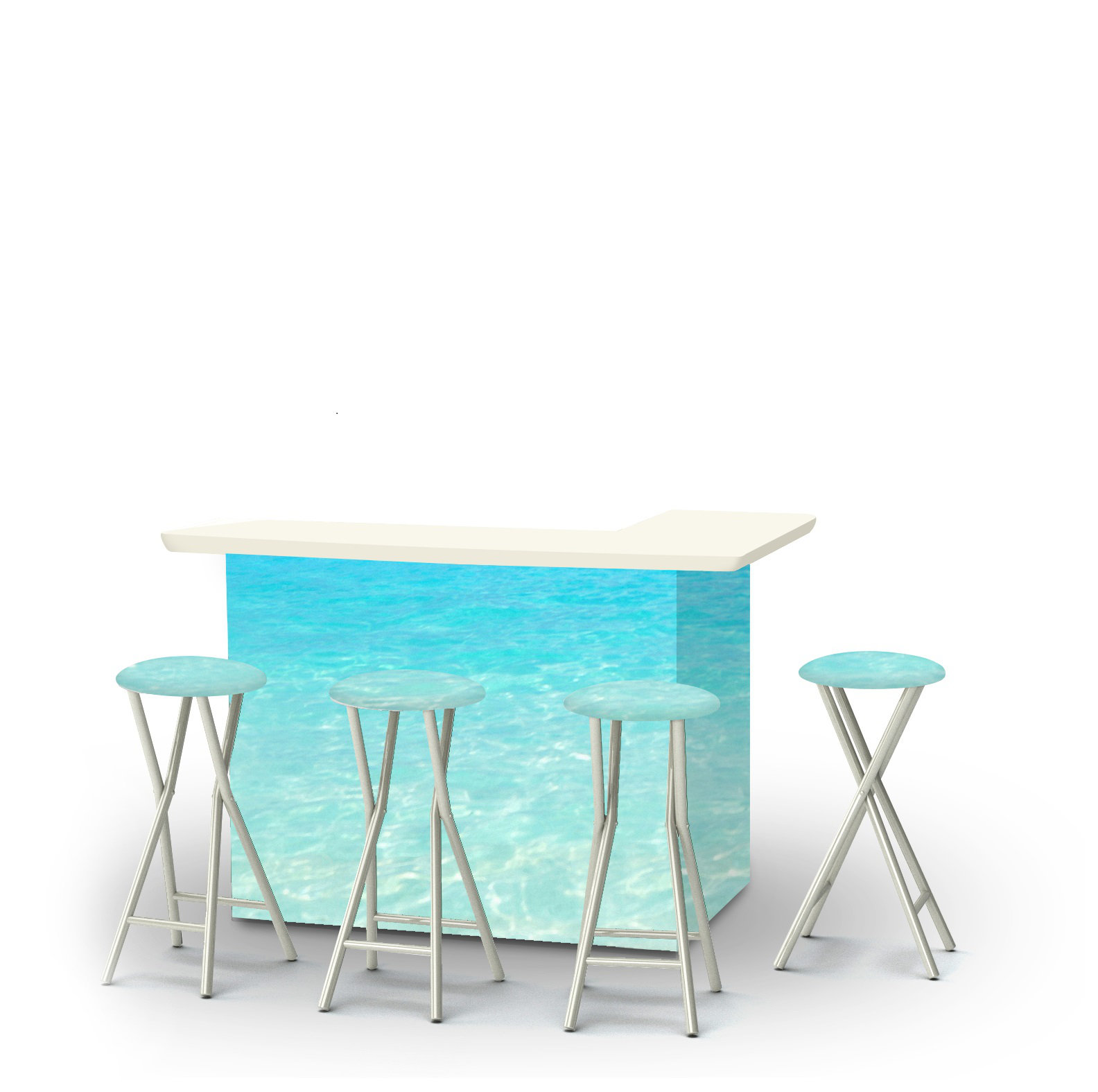 Best of Times Bar Set with Stools Wayfair