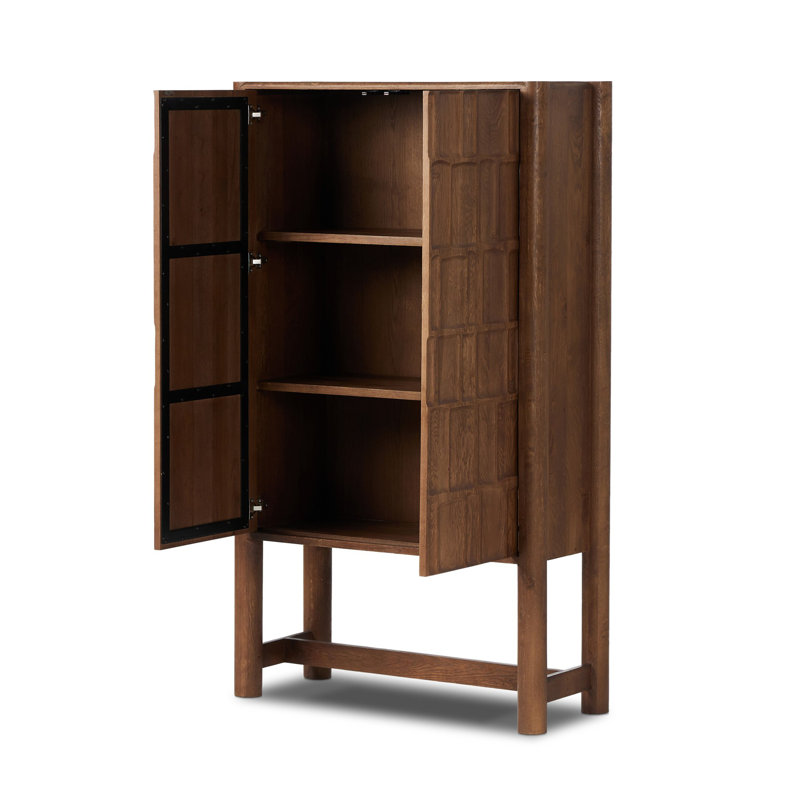 Ezri Cabinet-Black Oak, Brown