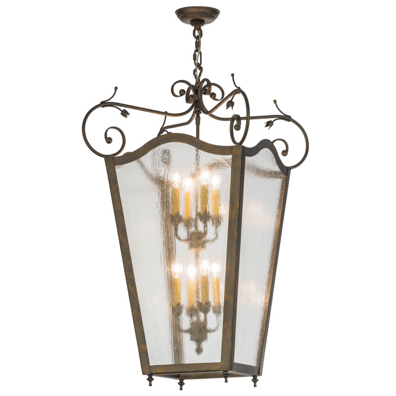 Lustre géométrique à 8 lumières Tessa