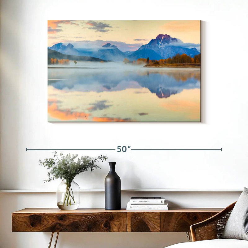 Alvord Hazy Grand Teton, H 26 po x l 39 po