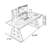 Walnut Rectangular Solid Wood Standing desk-1755289176