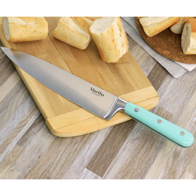 Couteau de chef en acier inoxydable 8 po Martha Stewart