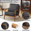 Fauteuil Mid-Century en bois massif Chai-1084473701