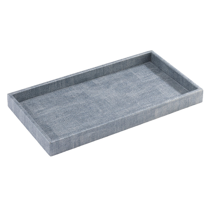 Luster Vanity Tray, Ice Blue
