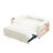 Modern Sleeper With Storage Pocket & Adjustable Back, Beige 61.4 Bed Cup Holders Foam Cushion For Living Room,-976250137