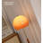 Mid-Century Solid Wood & Iron Glass Floor Lamp with 3 Color Changing Light & Foot Switch