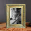 Cadre photo 3 lignes épurées avec affichage horizontal ou vertical Antique Gold 3 PCS 8 po x 10 po