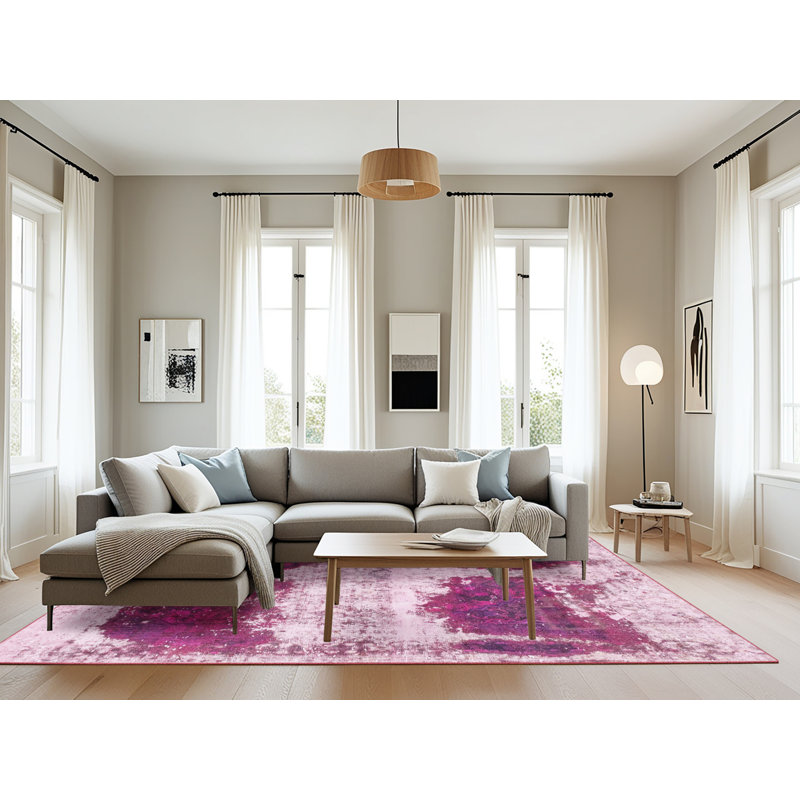 Abstract Indoor Rug, Rectangle 8' x 12'