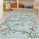 Tapis floral touffeté à la main Carbonell