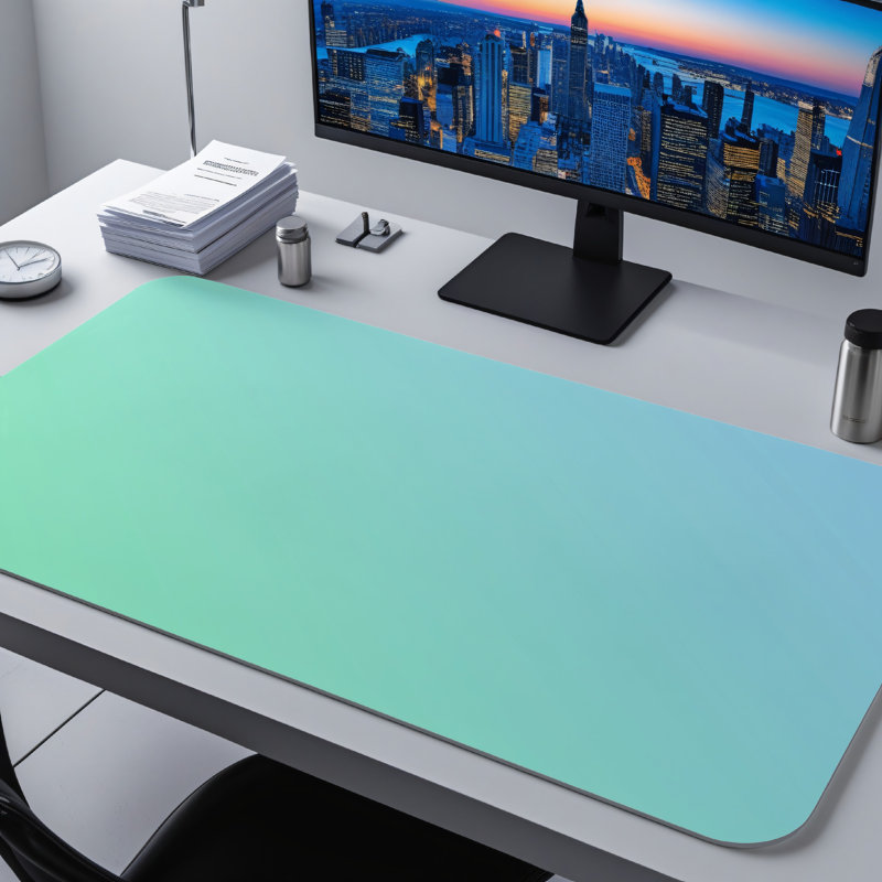 Polyester Desk Pad, 31.5x15.5