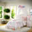 Floral Twin Twin XL Bedding Sets, Pink Microfiber Comforter Set for Girls