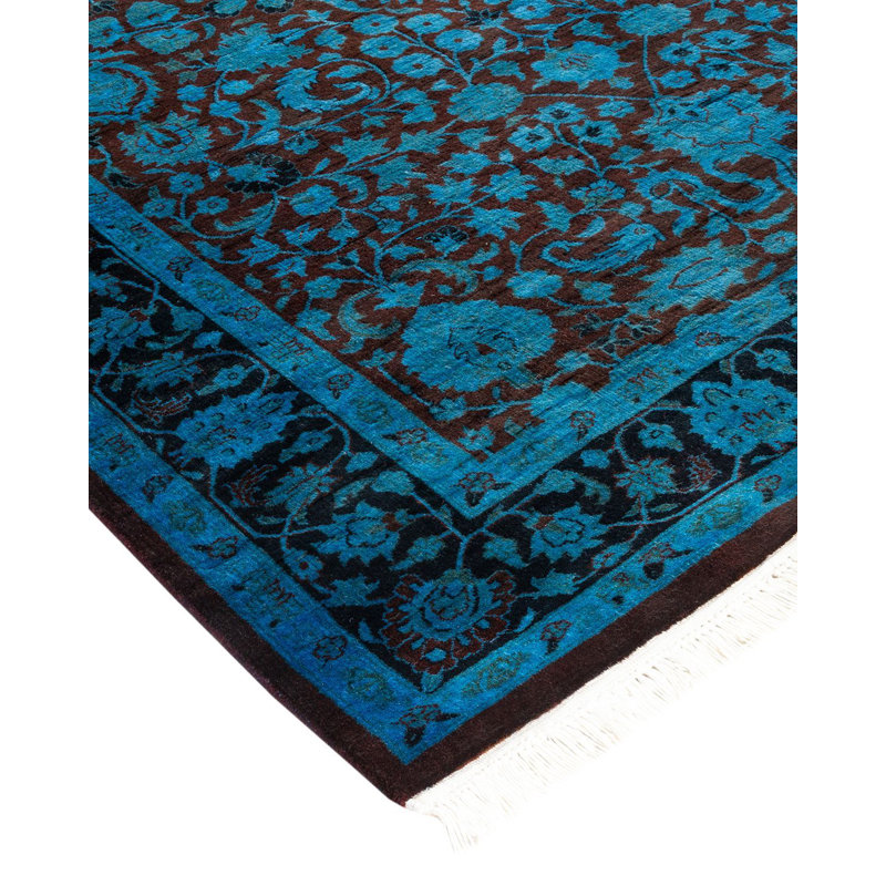 Fine Vibrance One-of-a-Kind 4' 2" X 6' 5" Hand Knotted Area Rug