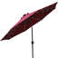 Antibes 2.7m Traditional Parasol with Lights-1258266142