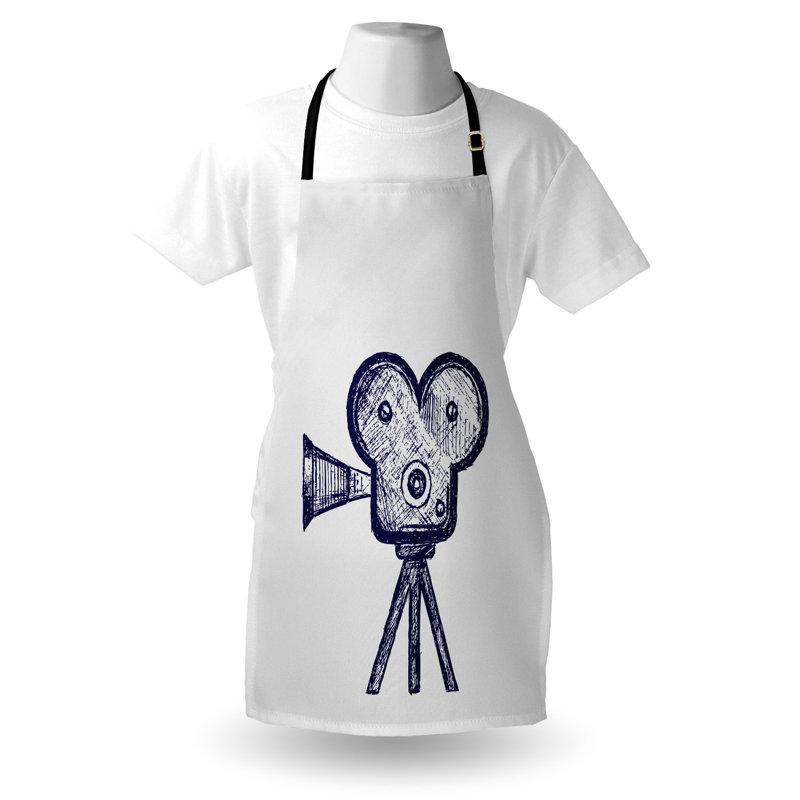 No Pattern Bib Apron