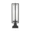 Luminaire d'extérieur 1 lumière monté en noir Stockton-100157166