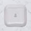 Porcelain Miniature Square Plate, Aqua, 4.5x4.5