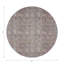 Iznik Gold Purple Vegan Leather Round Coasters-251915780