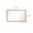 bathroom led mirror is multi-functional and each function is controlled by a smart touch button.-1436742843