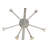 Quadrato 12 - Light Chrome Unique/Statement Pendant