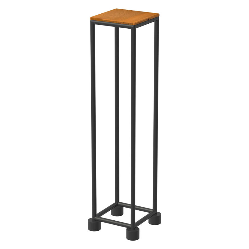 Holmestrand End Table, Natural Cherry, Matte Black