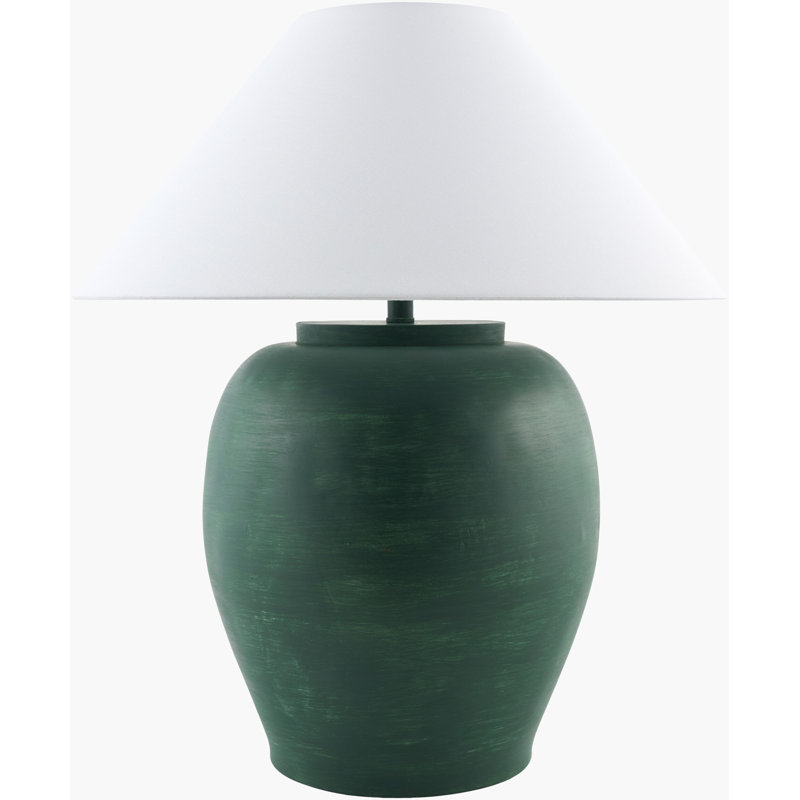 Forest Table Lamp, White, Green