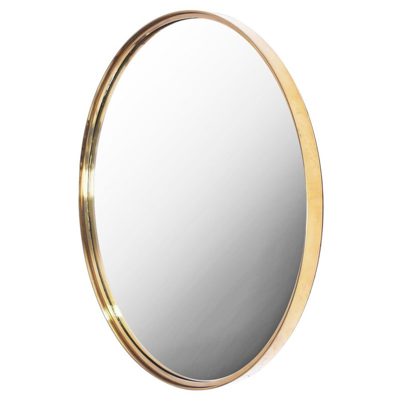Louison Steel Circle Wall Mirror