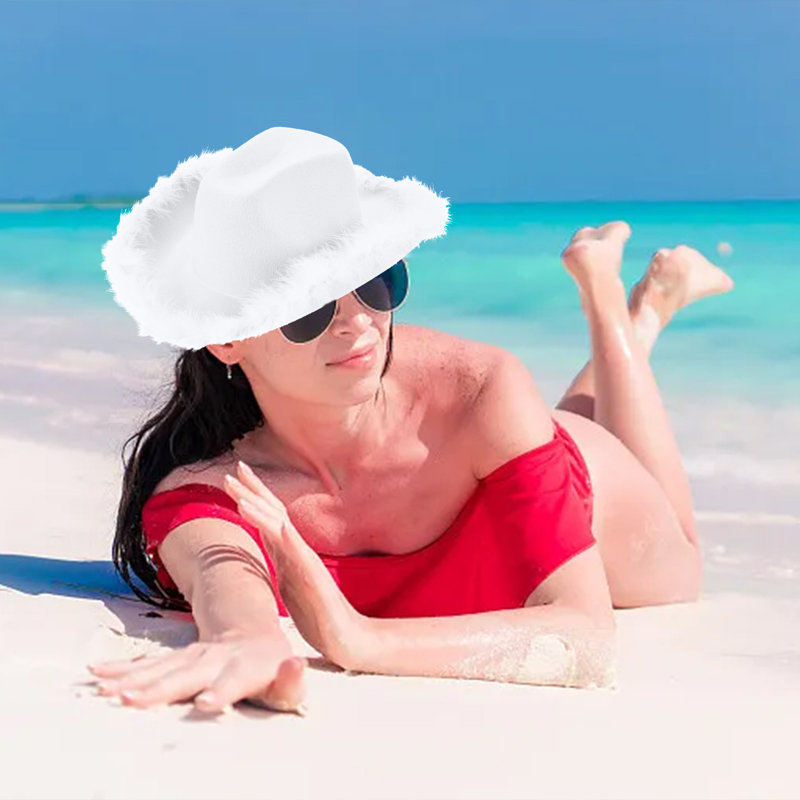 Chapeau de princesse à chapeau kbndieu, Blanc