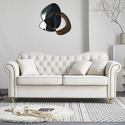 Canapé Chesterfield Mid-Century