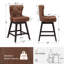 Tabouret de comptoir pivotant 26 po Arabele-537377401-592028150-547490263