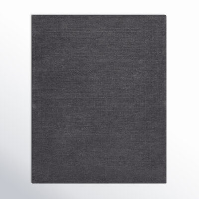 Crowe Wool Charcoal Gray Performance  Area Rug
