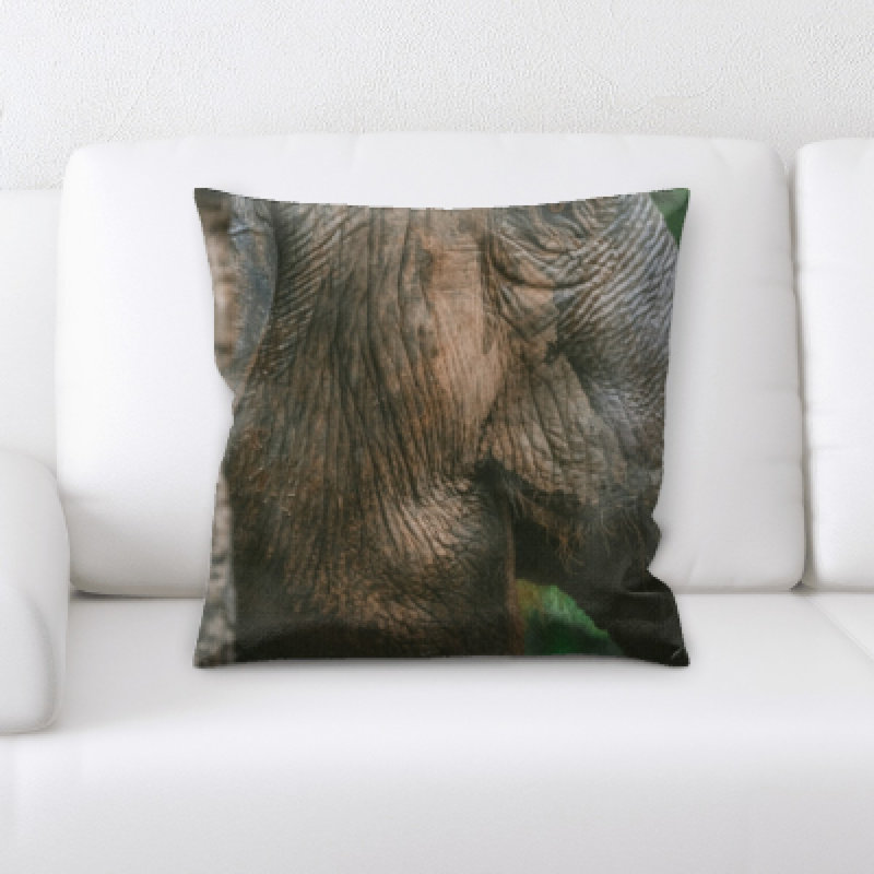 Microsuede Reversible Throw Pillow