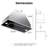 36 in. 900 CFM Convertible Insert Range Hood in Stainless Steel and Black Glass with Dimmable LED and Gesture Control-121972247-118019020