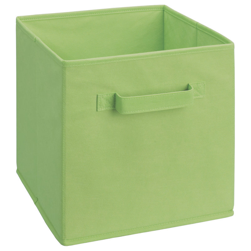 Closetmaid Cubeicals 28cm Fabric Cube Organisers with Handle, Green