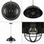 1 - Light Black Caged Pendant-328411777