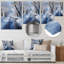 Winter Snowy Serenity II - Paysages, art mural en métal-1065525450