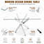 with Iron Base Dining Table-1113258941