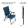 Raidan Fabric Patio Folding Chair Folding Chair Set