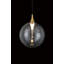 Luminaire suspendu, 6 po, doré, verre transparent-1401653551