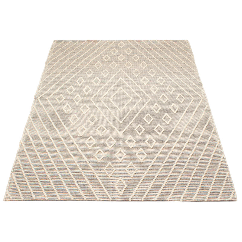Tapis rectangulaire en laine nouvel âge de conception unique 6 pi 1 po x 9 pi Iagulli