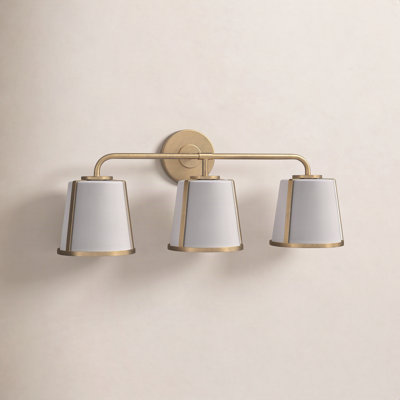 Marietta 3 Light Frosted Vanity Light