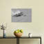 Running Elephant Herd Contemporary Wall Art Print 1 Piece Wrapped Canvas Wall Art-1518068680