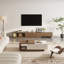 Extendable Freestanding TV Stand with 3 Spacious Drawers, Extends 71 to 100 Inches, Fits 80 Inch and Larger TVs, Premium MDF, Wear Resistant Tabletop, Interchangeable Left or Right Installation-578950304