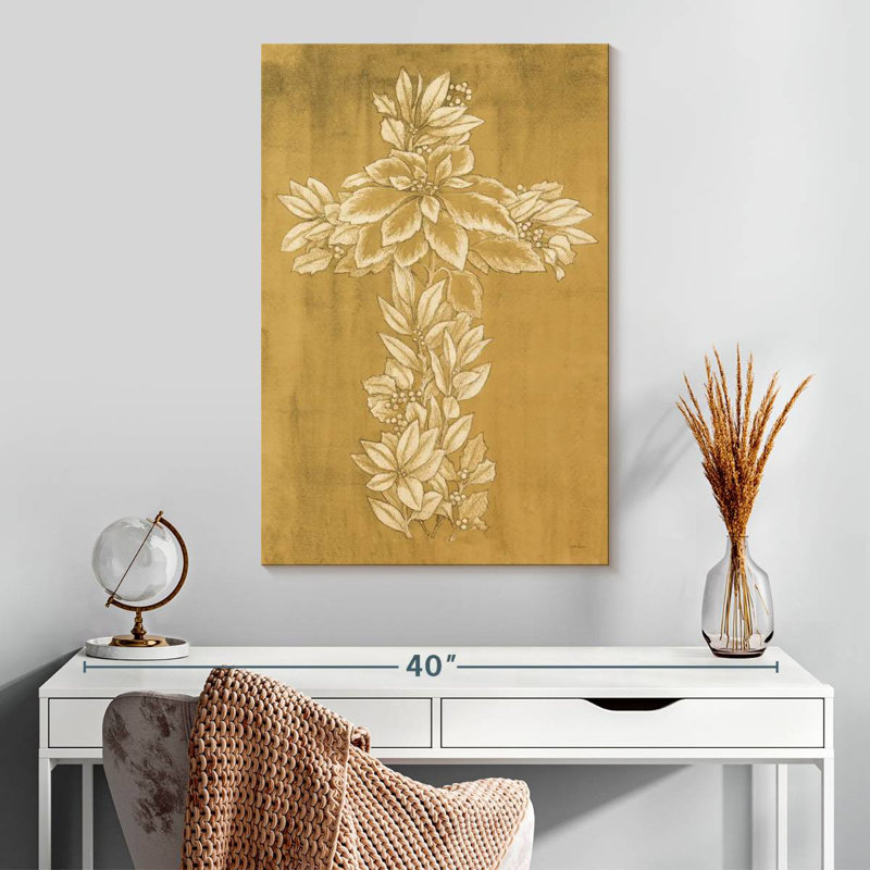 Adella Holiday Cross I, 30" H x 20" W