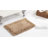 Zilla 100% Cotton Tufted Bath Rug, Ultra Soft & Absorbent, Non-Slip Spray Latex Backing, Luxurious Ruffle Border, 30" Round, Beige-1042081290