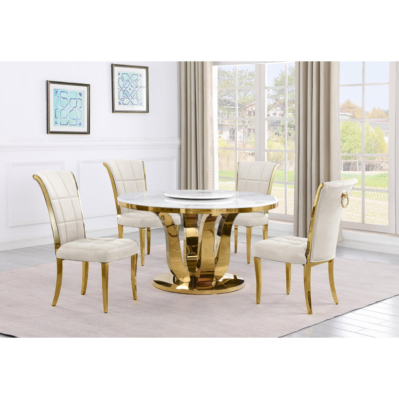 Ensemble repas 54 po Ridgefield, Crème