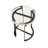Degolier Cast Glass Top End Table-12075510